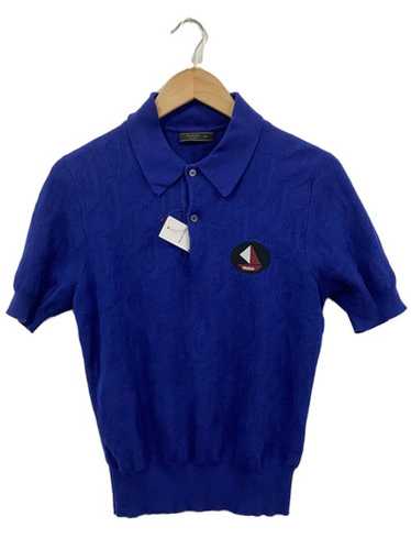 PRADA ライトブルー　ポロシャツ　希少 Prada XS Polo Shirt Light Blue Cotton Short Sleeve Vintage