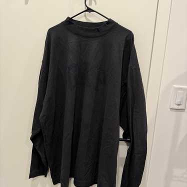 トップス YEEZY GAP DOVE LONGSLEEVE TEE L - BLACK YEEZY GAP ENGINEERED BY BALENCIAGA DOVE LONGSLEEVE BLACK