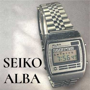 SEIKO ALBA PANELIGHT ALARM CHRONOGRAPH 腕 Seiko Alba Digital Chronograph-Alarm Watch - YouTube