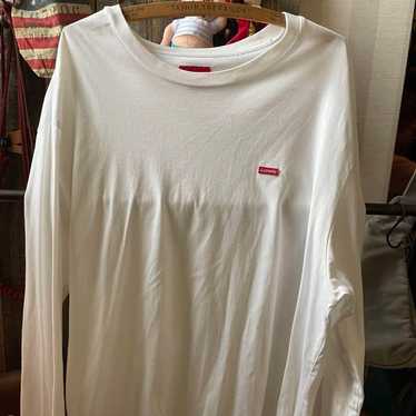 Supreme Small Box L/S Tee ホワイト Small Box Tee - Shop - Supreme