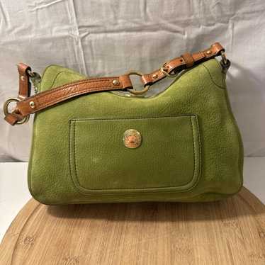 バッグ Vintage Coach Shoulder Bag Leaf Green Old Coach Ergo Flap Shopper Shoulder bag Leather Leaf Green