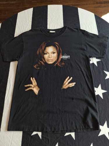 1998 janet jackson tour Tshirt usa製 Vintage 1998 Janet Jackson Usher 1998 Rap T Shirt The Velvet