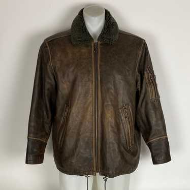 ゆ*う様 80s vintage short leather bomber ja ジャケット・アウター 80s short real leather bomber jack vtg