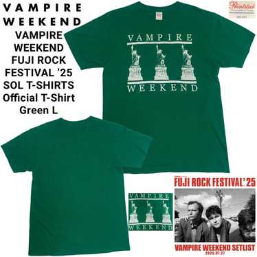 FUJIROCK 2025 フジロック VAMPIRE WEEKEND Tシャツ FUJIROCK 2025 フジロック VAMPIRE WEEKEND Tシャツ