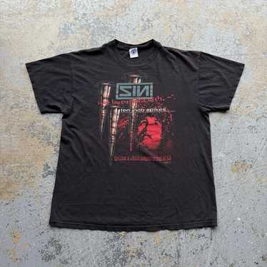 Nine Inch Nails SIN Tシャツ 1991 オフィシャル　L 1991 LOGO / SIN ERA DE TEE - Nine Inch Nails Official Store