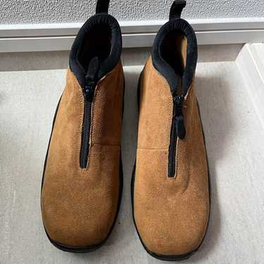 靴 90s-00s US Vintage Fade Leather Shoes Vintage 80s Chore Shoes, 80s Work Shoes, 80s Lace up Unisex
