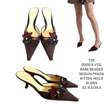 Y2k kitten heels prada - Gem