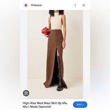 Miu miu skirt brown - Gem