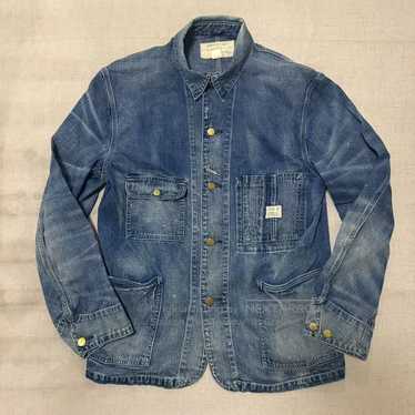 Rrl engineer jacket denim - Gem