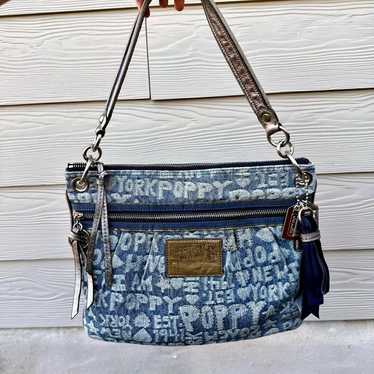Coach denim poppy shoulder - Gem