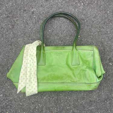 Vintage coach leather green - Gem