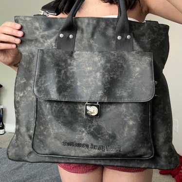 バッグ 90s Jean Paul Gaultier leather hand bag Jean Paul GAULTIER Vintage Logo Leather Shoulder Bag - Etsy