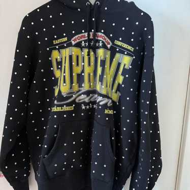 Supreme rhinestone hoodie - Gem