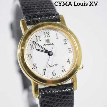【稼働/良品】CYMA シーマ 634 LOUIS XV ホワイト レディース Cyma Louis Xv Analog Quartz Women Cima Ladies White Dial