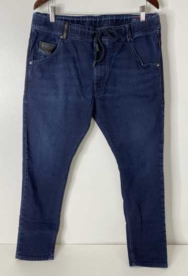 美品 DIESEL Ｗ３４ ジョグ KROOLEY-Y-T JOGG 09D06 KROOLEY-Y-T 068AZ Man: Tapered Medium blue Jeans | Diesel