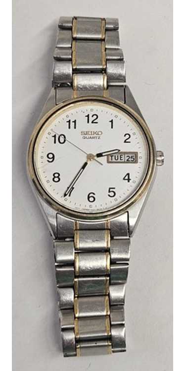 美品 SEIKO TYPE2 DAY DATE Vintage Watch Vintage Seiko SQ Men 5Y23-8A69 Formal Day Date Gold Tone