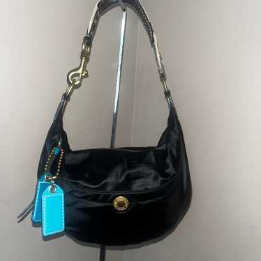 美品　Vintage Coach Ergo Shoulder Bag Black Vintage coach ergo shoulder - Gem