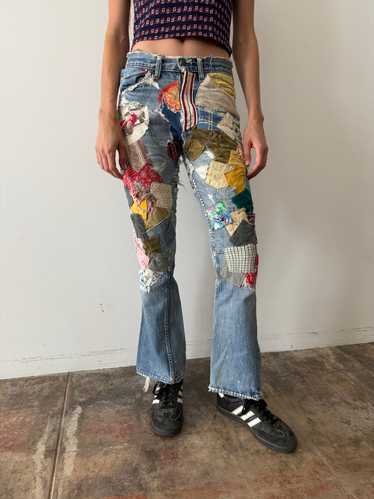パンツ 70s Levi's Corduroy Patchwork Flare Corduroy Patchwork Flare – ELV Denim
