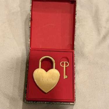 ChristianDiorディオールheart padlock南京錠ハートピアス ディオール/クリスチャンディオール/ピアス/シルバー/ハート