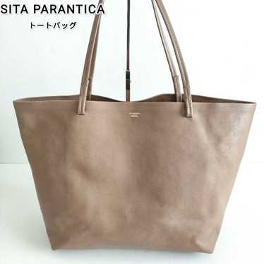 SITA PARANTICA_Cambus×Leather Toto bag Sita Parantica Leather Tote Bag Black L Size Used with