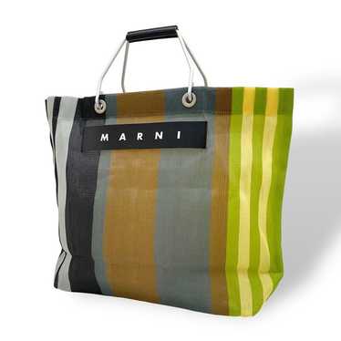 【新品未使用】MARNI MARKET STRIPE BAG MARNI MARNI MARKET STRIPE BAG Pink x Black | eBay