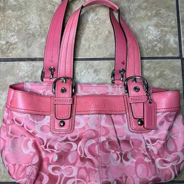 バッグ COACH Soho Pink Shoulder Bag Archive Coach Vintage Soho Pink Shoulder Bag | TikTok