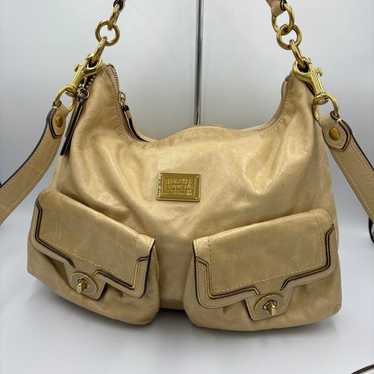 バッグ Vintage Coach Poppy Yellow Shoulder Bag SOLDDD Y2K Coach Poppy Shoulder Bag 🎀🩷 ♡ Good Condition
