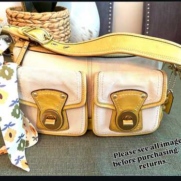 バッグ Coach Legacy Turn Lock Shoulder Bag Coach Legacy TurnLock Slim Flap Shoulder Bag White Beige