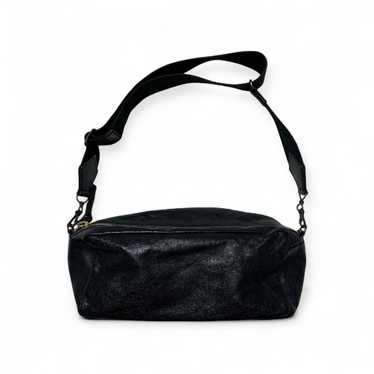 90s miumiu leather shoulder bag