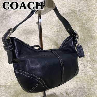 バッグ OLD COACH One Shoulder Half Moon Coach half moon shoulder - Gem