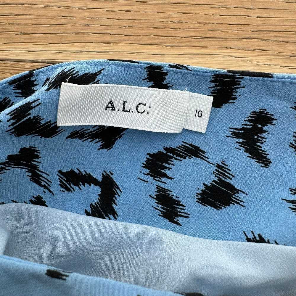 A.L.C. A.L.C. Gellar Leopard Print Multi Color Ru… - image 5