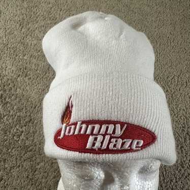 JOHNNY BLAZE ジョニーブレイズ フレイム ビーニーキャップ レッド JOHNNY BLAZE - JOHNNY BLAZE ジョニーブレイズ フレイム