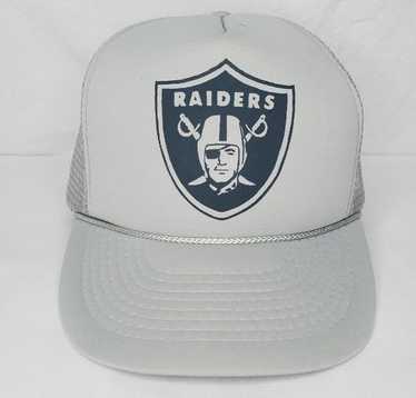 90s NFL Las Vegas Raiders vintageキャップ Vintage Nike Oakland Raiders Satin Hat Snapback Black White