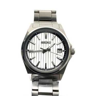 SEIKOクオーツ セイコー デイト 6n52-00g0 メンズ腕時計 SEIKO 6N52-00G0 Men's Quartz Watch Stainless Steel Made in