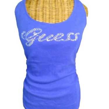 GUESS ヴィンテージ　チューブトップ　y2k Vintage Y2k Guess Jeans Peach Mesh Tube Top - 2000s Clothing