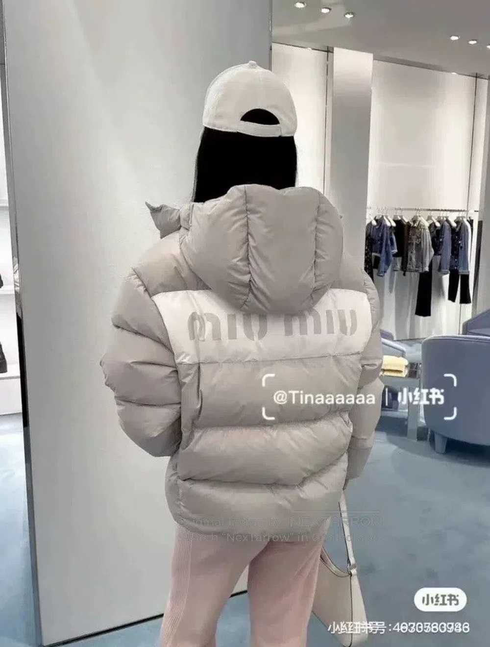 Miu Miu Miu Miu 36 23 autumn and winter white dow… - image 6