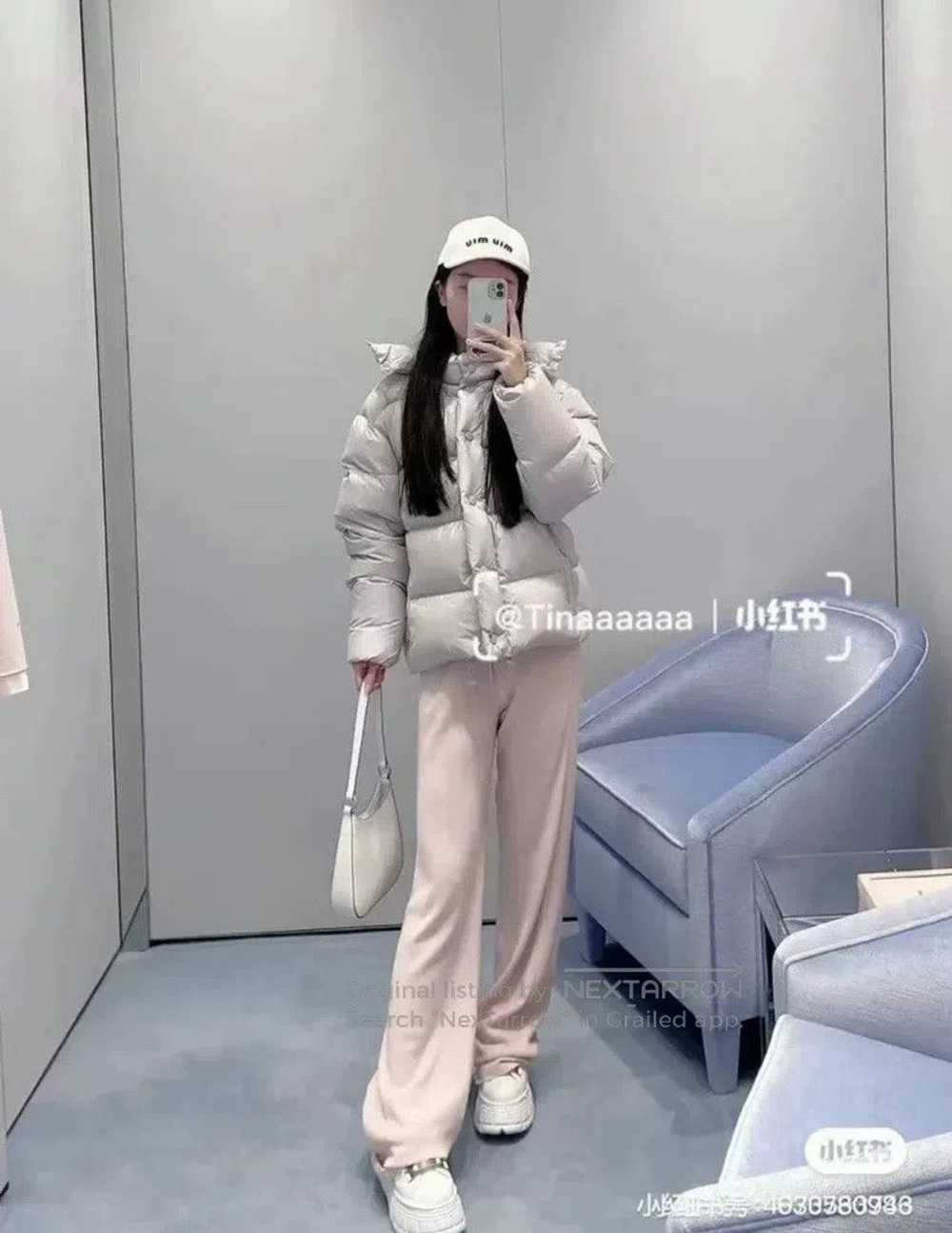 Miu Miu Miu Miu 36 23 autumn and winter white dow… - image 8