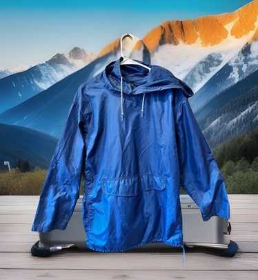 ジャケット・アウター 90s j.crew navy nylon mountain jacket M Vintage j crew anorak - Gem