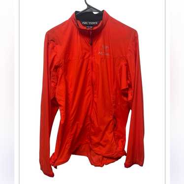 ウェア Arcteryx Windstopper Cycling Jacket arc'teryx mens jacket Small Blue Wind stopper Zipper Warm | eBay