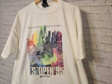 ウェア 1996 US OPEN tennis T shirt size L Vintage 1996 U.S. Open Tennis USTA T-Shirt Sz XL – 812 Vintage