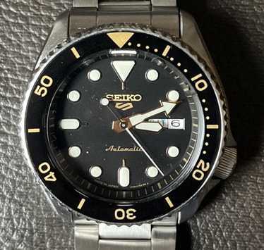 SEIKO5セイコーファイブ 4R36-07G0 ブラック ゴールド 自動巻 SEIKO/セイコー】 4R36-07G0 ファイブスポーツ セイコー5