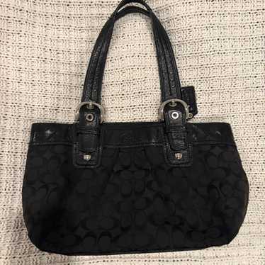 バッグ Vintage coach bag all leather soho black Coach Black Leather Soho Shoulder Bag – Rediscover Vintage