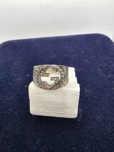 Gucci arabesque g-square ring - Gem