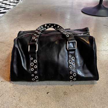 バッグ y2k grunge leather bostonbag 00s archive Amazon.com: Y2k Purse Black Punk Shoulder Bag with Silver