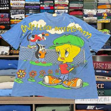 トップス 90s Lonny tunes tweety vintage T-shirts s-l400.jpg