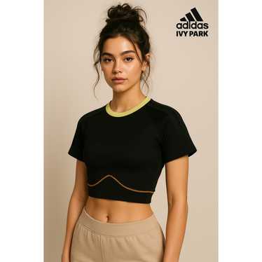 アディダス IVY PARK カップ付きベアトップ トップス ビスチェ黒 アディダス IVY PARK カップ付きベアトップ トップス ビスチェ黒