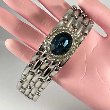 アクセサリー Vintage GIVENCHY Color Stone Bracelet Vintage Givenchy Crystal & Stone Flex Bracelet(gold-tone2898