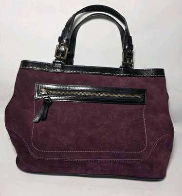 バッグ Coach y2k Hampton Ltd Suede Hobo Bag Vtg Coach y2k Hampton Ltd Suede Hobo Bag Vtg