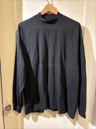 トップス OLD GAP vintage mock neck made in USA Vintage Gap 90s Mens Fleece Mock Neck Full Zip Navy Blue Red