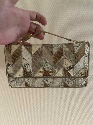 MIU MIU Gold Python Wallet - image 1